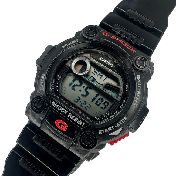 Casio G-Shock G-7900 3194 Black And Red From 2007 - Picture 1 of 4